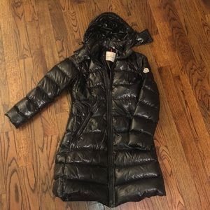 Gorgeous Black hooded Moncler Winter Jacket